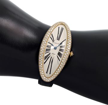 Cartier Baignoire Allongée 13231413 18k Yellow Gold 52mm Manual watch