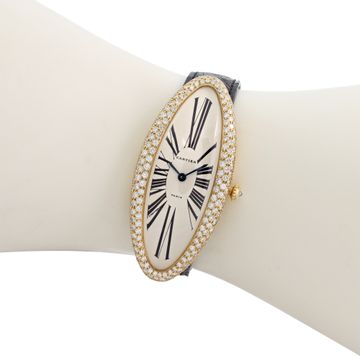 Cartier Baignoire Allongée 13231413 18k Yellow Gold 52mm Manual watch