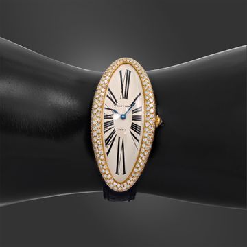 Cartier Baignoire Allongée 13231413 18k Yellow Gold 52mm Manual watch
