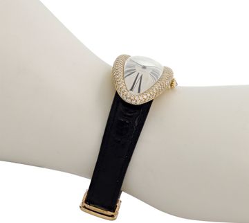 Cartier Baignoire Allongée 13231413 18k Yellow Gold 52mm Manual watch