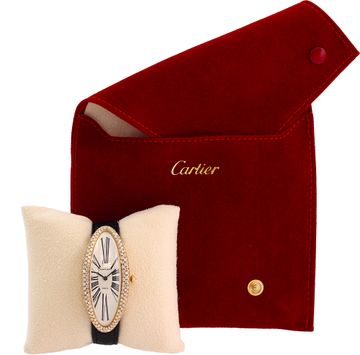 Cartier Baignoire Allongée 13231413 18k Yellow Gold 52mm Manual watch