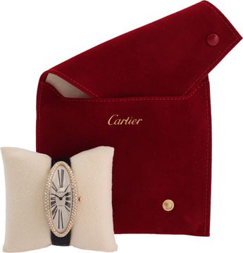 Cartier Baignoire Allongée 13231413 18k Yellow Gold 52mm Manual watch