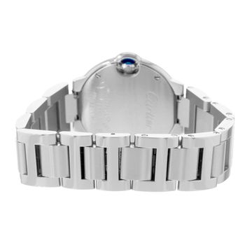 Cartier Ballon Bleu 28mm W69010Z4 3009 Steel Silver dial Quartz