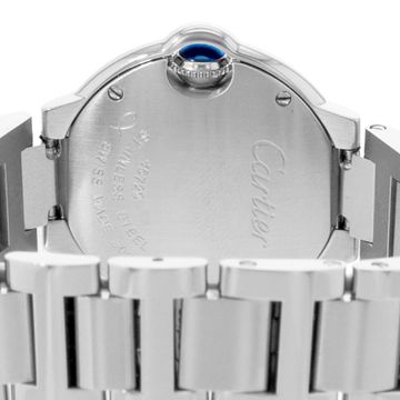 Cartier Ballon Bleu 28mm W69010Z4 3009 Steel Silver dial Quartz