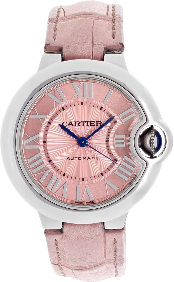 Used Cartier Ballon Bleu 3489 Stainless Steel mm watch  display picture 3