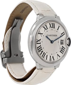 Cartier Ballon Bleu 3005 Stainless Steel White dial 36mm Quartz watch