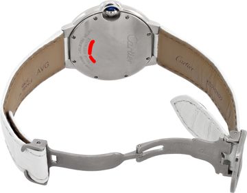 Cartier Ballon Bleu 3005 Stainless Steel White dial 36mm Quartz watch