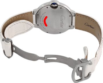 Cartier Ballon Bleu 3005 Stainless Steel White dial 36mm Quartz watch