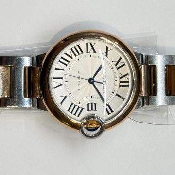 Cartier Ballon Bleu 36mm W2BB0003 3754 Steel & Rose Gold Silver dial 36mm Auto