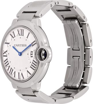 Cartier    Ballon Bleu W69011Z4 Stainless Steel    Off White dial 36mm    Quartz