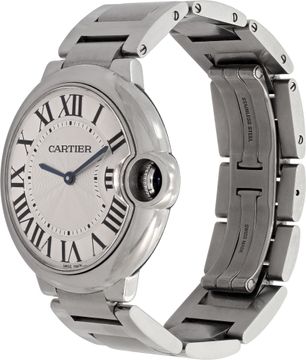 Cartier    Ballon Bleu W69011Z4 Stainless Steel    Off White dial 36mm    Quartz