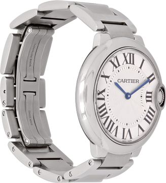 Cartier    Ballon Bleu W69011Z4 Stainless Steel    Off White dial 36mm    Quartz