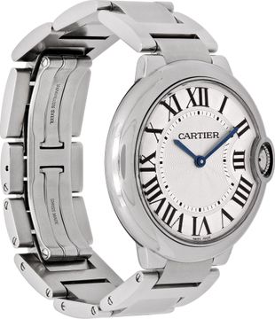 Cartier    Ballon Bleu W69011Z4 Stainless Steel    Off White dial 36mm    Quartz