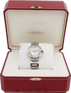 Cartier    Ballon Bleu W69011Z4 Stainless Steel    Off White dial 36mm    Quartz