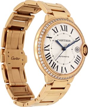 Cartier Ballon Bleu in 18k rose gold original diamond bezel