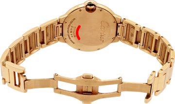 Cartier Ballon Bleu in 18k rose gold original diamond bezel