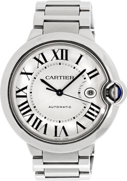 Cartier Ballon Bleu W69012Z4 Stainless Steel White dial 42mm Automatic watch