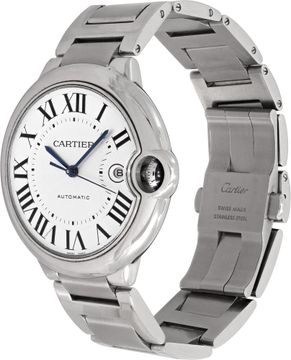 Cartier Ballon Bleu W69012Z4 Stainless Steel White dial 42mm Automatic watch