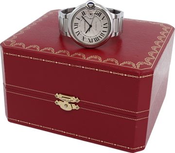 Cartier Ballon Bleu W69012Z4 Stainless Steel White dial 42mm Automatic watch