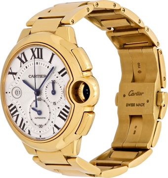 Cartier Ballon Bleu W6920008 18k Yellow Gold 44mm auto watch
