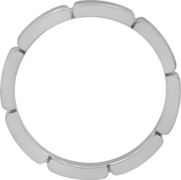 Cartier band 18k white gold