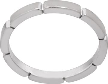 Cartier band 18k white gold