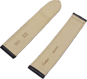 Cartier Black Alligator Strap (18mm x 18mm)