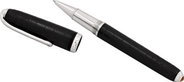Cartier Black Crocodile Pen in Sterling Silver
