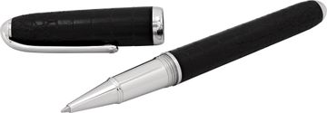 Cartier Black Crocodile Pen in Sterling Silver