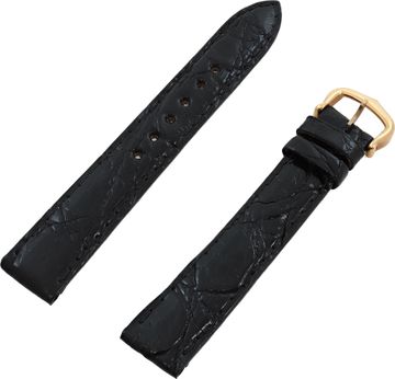 Cartier black shiny alligator strap (15mm x 14mm)