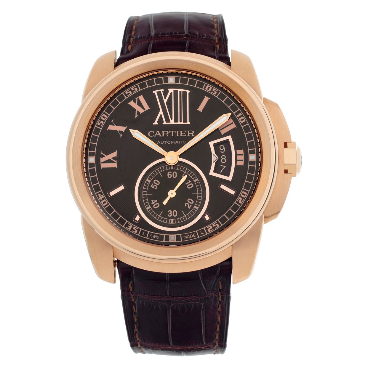 Cartier カルティエ　ワインオープナー Used Cartier Calibre W7100007 18k rose gold 42mm auto watch