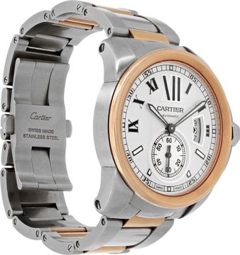 Cartier Calibre w7100036 Stainless Steel Silver dial mm N/A watch