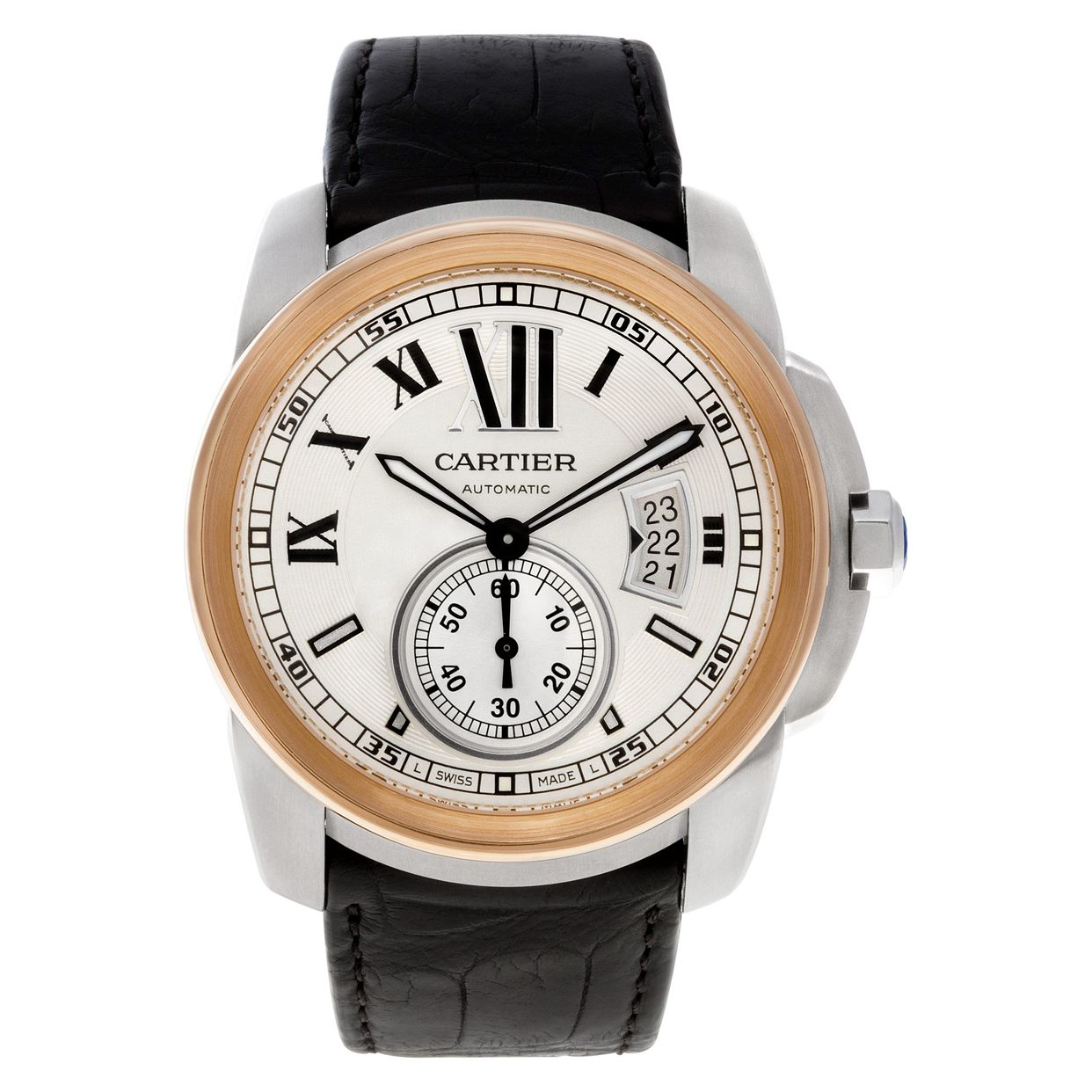 Preowned Cartier Calibre W7100039 18k & steel 42mm auto |