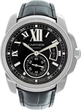 Cartier Calibre w7100041 Stainless Steel 42mm auto watch Cartier Calibre 42mm w7100041 Mens Watch Collection