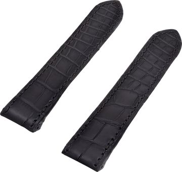 Cartier Charcoal Gray Alligator Strap for a Deployant Clasp (20mm x 18mm) Watch Strap Collection