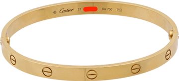Cartier Love Bracelet in 18k Yellow Gold