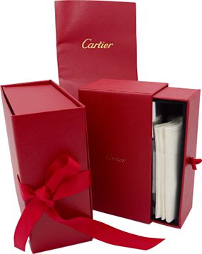 Cartier classic model ring, pavé, ceramic and 18K white gold