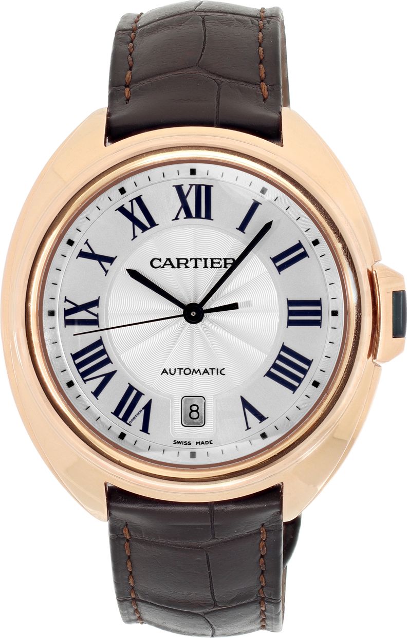 Pre-owned Cartier Cle WGCL0004 18k rose gold 40mm auto | Gray & Sons