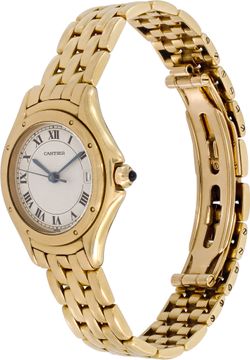 Cartier Cougar 887906 18k 26mm Quartz watch