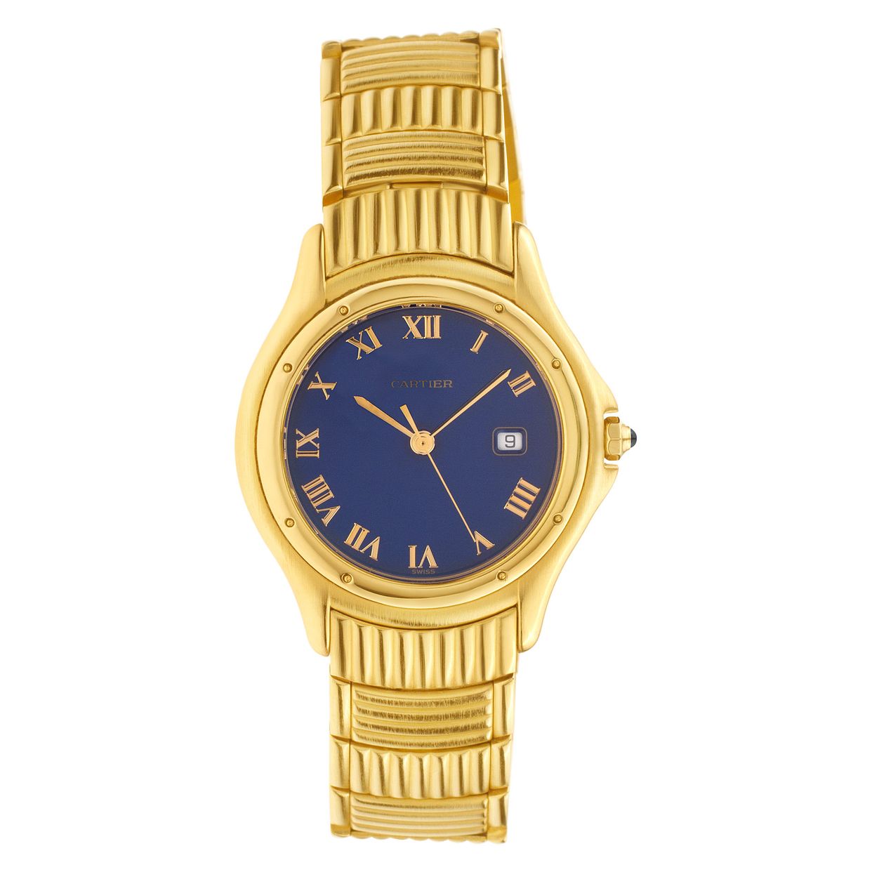 Preowned Cartier Cougar 1170 18k 32mm Quartz watch | Gray & Sons