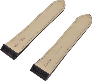 Cartier Dark Brown Alligator Strap for a Deployant Clasp (20mm x 18mm)