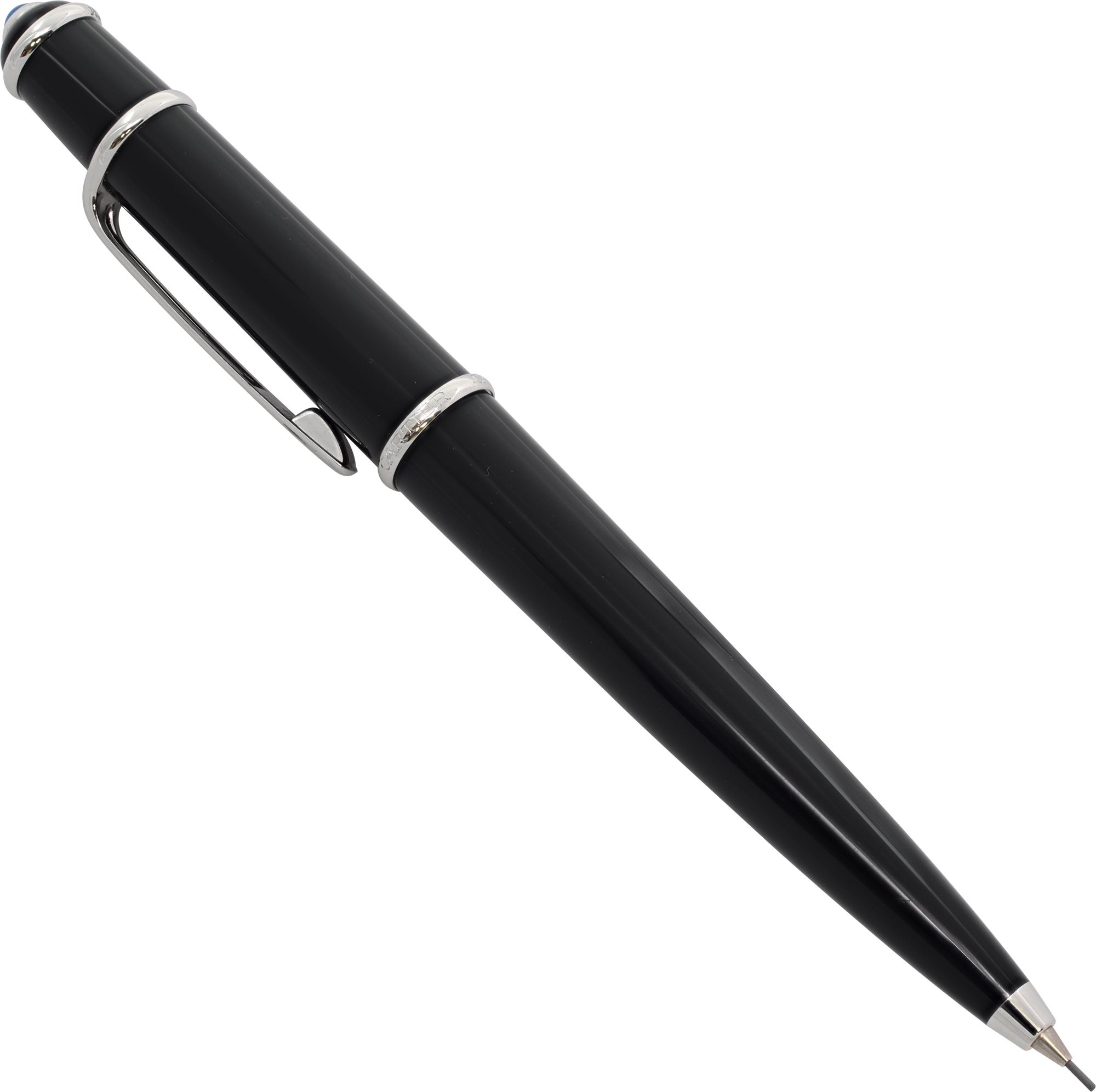 Cartier Diabolo de Cartier 0.7㎜シャープペン Cartier Diabolo Black x Silver Stationery Mechanical Pencil