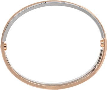 Cartier Double Love bracelet in 18k rose and white gold with diamonds