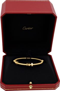 Cartier Ecrou 18k yellow gold bracelet
