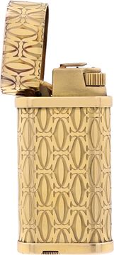 Cartier gold-tone lighter with double C motif