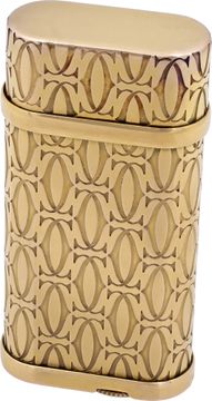 Cartier gold-tone lighter with double C motif
