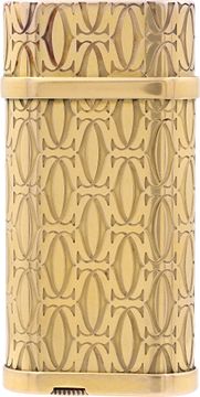 Cartier gold-tone lighter with double C motif