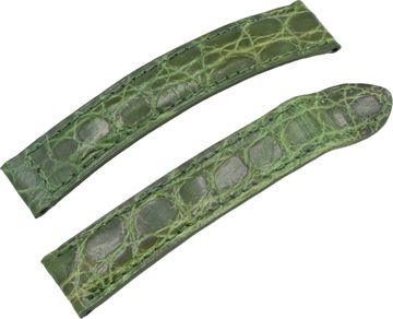 Cartier Green Alligator strap (15mm x 14mm) Watch Strap Collection