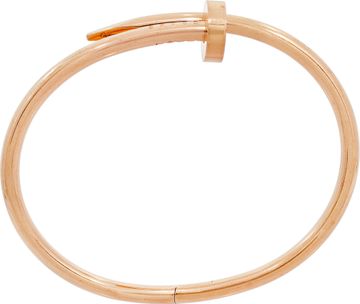 Cartier Just un Clou Classic bracelet in 18k rose gold. Size 17.