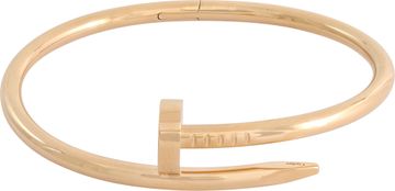 Cartier Just un Clou Classic model in 18k yellow gold. Size 16 Cartier Just un Clou Classic model in 18k yellow gold. Size 16 Bracelet Collection